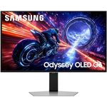 Samsung Odyssey G60SF, 27 Zoll OLED Gaming Monitor mit 2.560 x 1.440 Pixeln, 500 Hz, 0,03 ms Reaktionszeit, NVIDIA G-Sync, AMD FreeSync Premium Pro, Glare Free