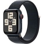 Apple Watch SE GPS + Cellular (2. Generation), 40 mm Aluminiumgehäuse Mitternacht, Sportloop Mitternacht