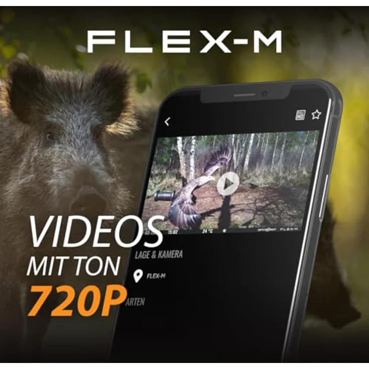 Spypoint Wildkamera Flex-M – Twin Pack Wildkamera, LTE Übertragung, 28 MP Auflösung, 15 Sek. HD Videos, 512 GB Speicher, europaweite Netzabdeckung, schwarz – Bild 8