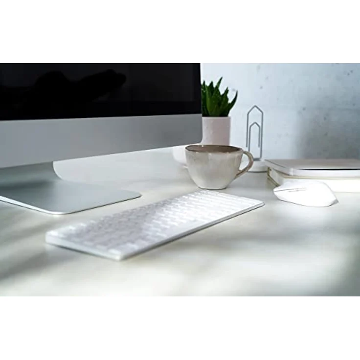 Rapoo Kabelloses Multimodus Desktop Set 9700M, DE-Layout QWERTZ, Weiß (00217386) – Bild 3