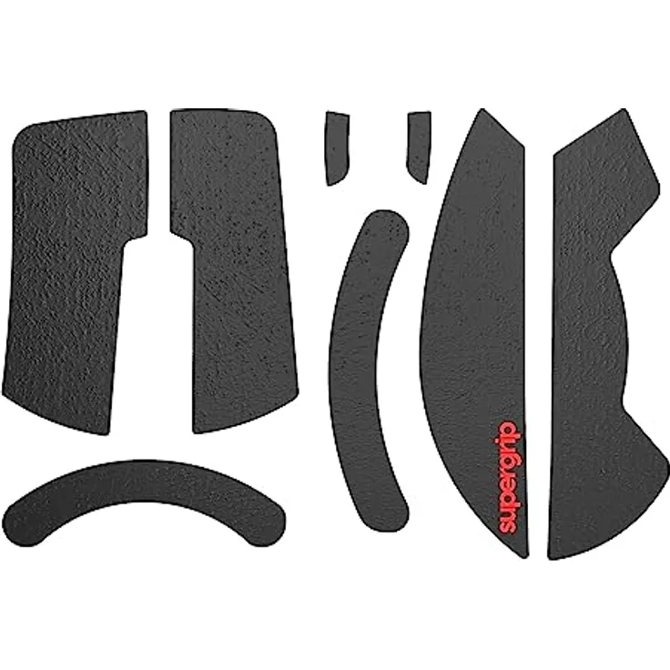 Pulsar Supergrip Grip Tape für Razer Deathadder V3 Pro, rutschfestes, schweißabsorbierendes Material, ultradünn 0,5 mm, präzise vorgeschnitten, rückstandsfrei klebend