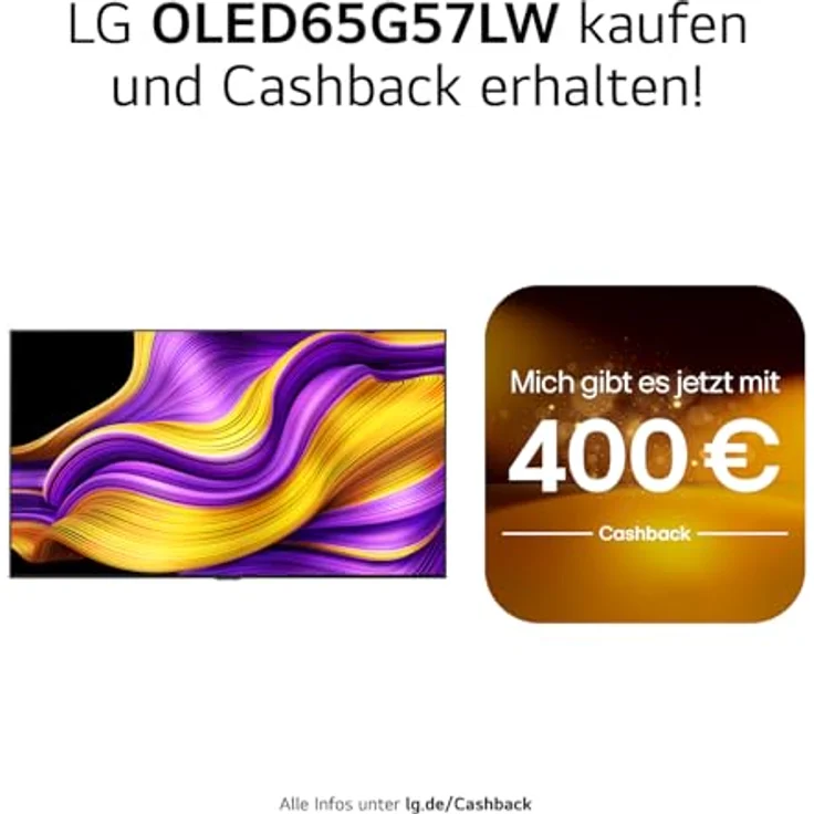 LG OLED65G57LW, 65 Zoll 4K OLED evo AI TV mit α11 Gen2 4K AI Prozessor, webOS 25, 120Hz (VRR bis 165Hz) – Bild 2