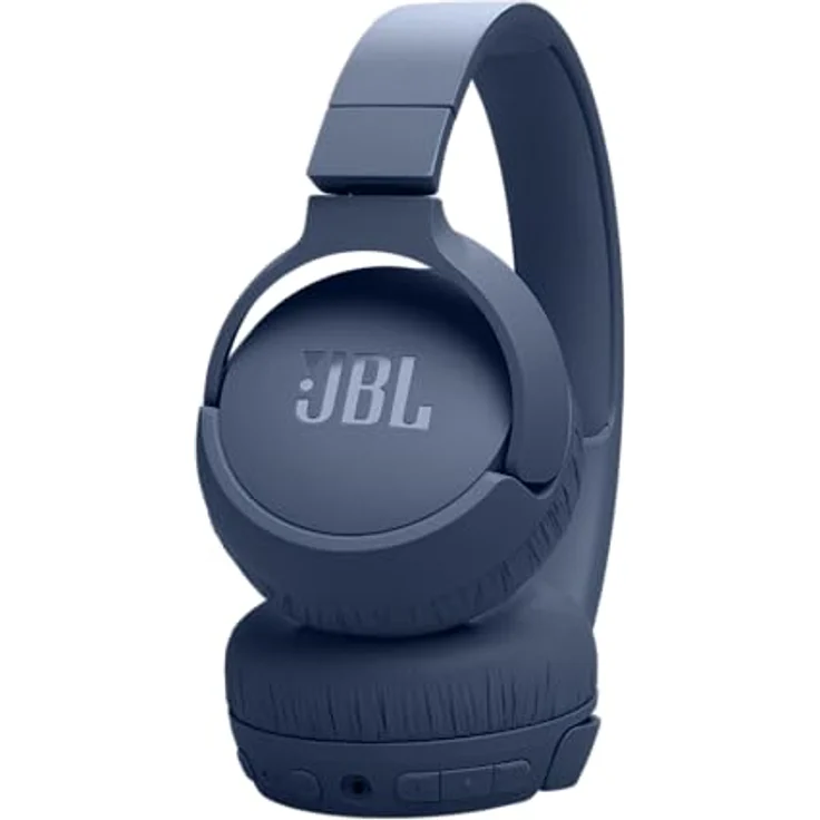 JBL Tune 670NC – Kabellose On-Ear-Kopfhörer mit adaptivem Noise-Cancelling und faltbarem Design – Bis zu 44 Stunden Akkulaufzeit mit Schnellladefunktion – Blau – Bild 2