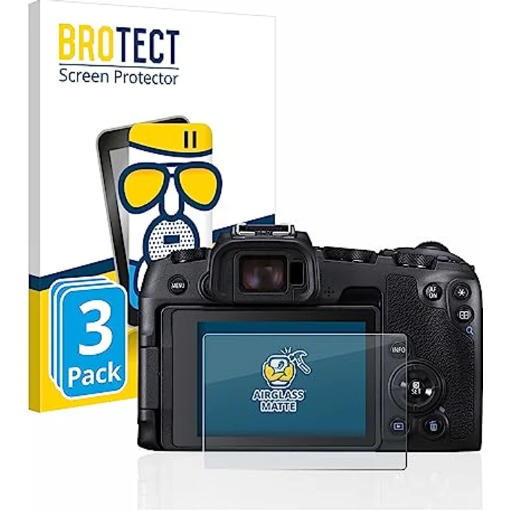 BROTECT 3x Entspiegelungs-Panzerglasfolie für Canon EOS RP Schutzglas Schutz-Folie Matt [Extrem Kratzfest 9H, Anti-Reflex, Anti-Fingerprint] – Bild 2