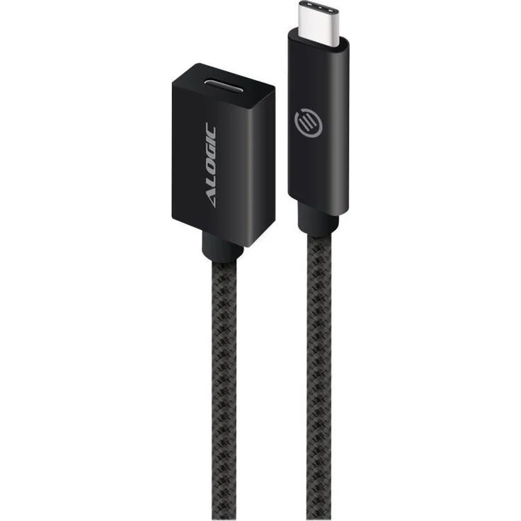 ALOGIC MU31CC-EXT-050BLK, 0,5 m USB C Kabel, USB 3.2 Gen 2, 10 Gbit/s, schwarz