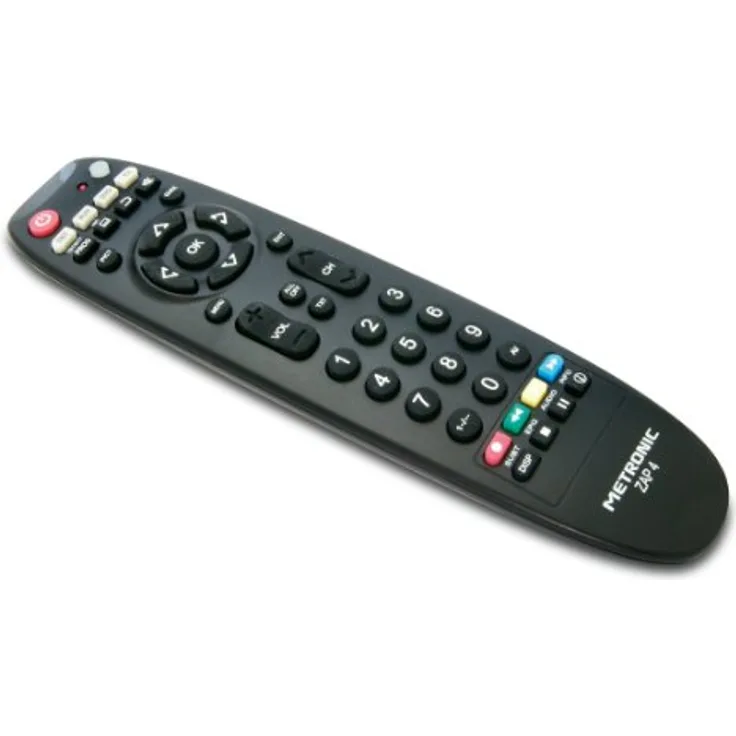 Metronic TCDE ZAP4 TV/SAT/DVD/HiFi Universal-Fernbedienung, Schwarz
