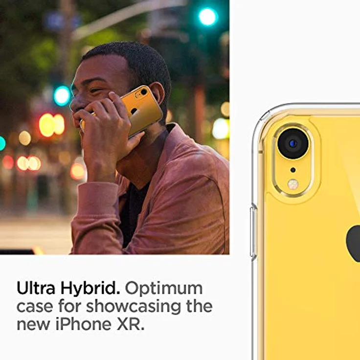 Spigen Ultra Hybrid Kompatibel mit iPhone XR Hülle, 064CS24873 Einteilige Transparent Handyhülle Durchsichtige Schutzhülle Case (Crystal Clear) – Bild 5
