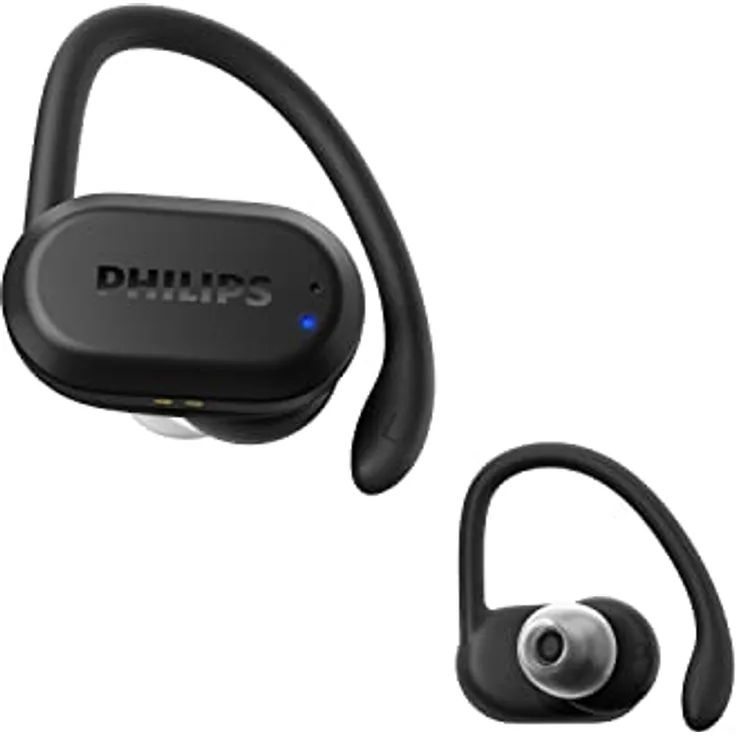 PHILIPS TAA7306/00 kabellose Sport Kopfhörer, kabellose In-Ear-Kopfhörer, Sportkopfhörer Bluetooth, bis zu 24 Stunden Spielzeit, Kopfhörer mit Mikrofon, drahtlose Kopfhörer zum Joggen