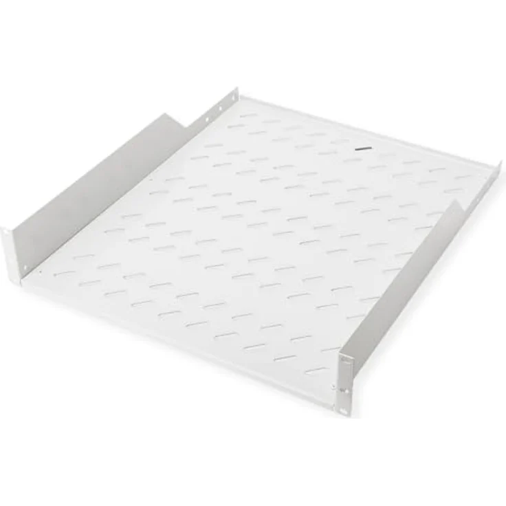 ROLINE 19-Zoll Fachboden 2 HE 550 T, perforiertes Lochblech mit 25kg Tragkraft, grau