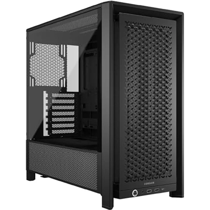 CORSAIR Frame 4000D Modulares Mid-Tower ATX PC-Gehäuse – Hoher Luftstrom, InfiniRail™ Ventilator-Montagesystem, ASUS BTF, MSI Project Zero, Gigabyte Project Stealth – Schwarz – Bild 1