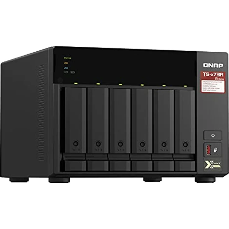 QNAP Turbo Station TS-673A-8G, 8GB RAM, 2x 2.5GBase-T – Bild 2