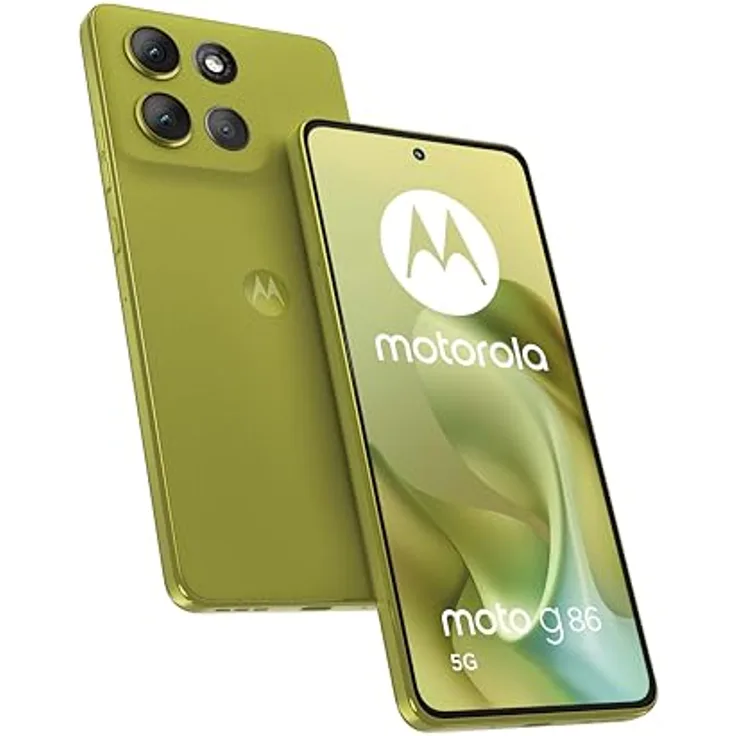 Motorola moto g86 5G, 6.67 Zoll Smartphone mit 50 MP Dual Kamera, 256 GB, Android, Golden Cypress, Dual Sim, WiFi 6, Versandkostenfrei