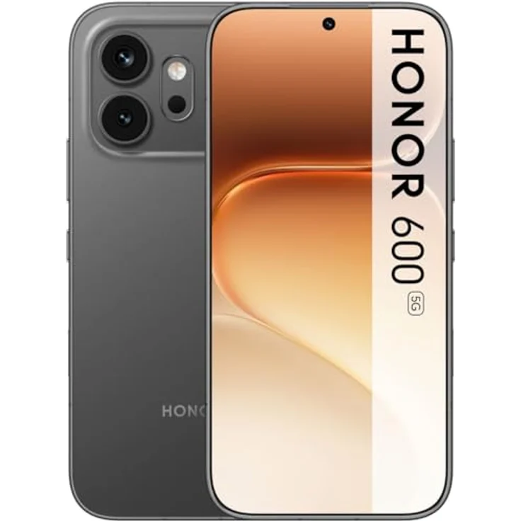 Honor 600 5G Dual Sim 8GB RAM 256GB - Black (256 GB, Black, Schwarz, 6.57", Dual SIM, 5G), Smartphone, Schwarz – Bild 2
