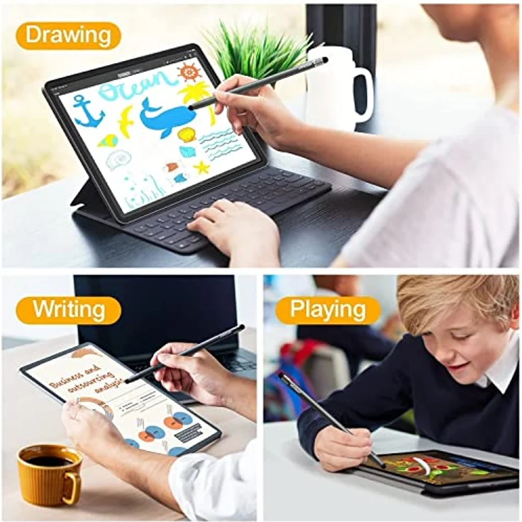 Joyroom Jr-dr01 passiver Touchscreen-Eingabestift für iOS, Android, Windows Smartphone, Schwarz – Bild 5
