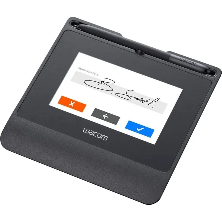 Wacom STU-540 Signature Set, 5 Zoll Farb-LCD Pad mit kabellosem batterielosem Stift, PDF-Signatur für Windows