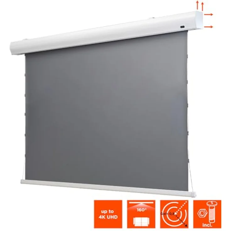 celexon HomeCinema Motorleinwand Tension 243x 136 cm 110'' - Dynamic Slate ALR – Bild 6