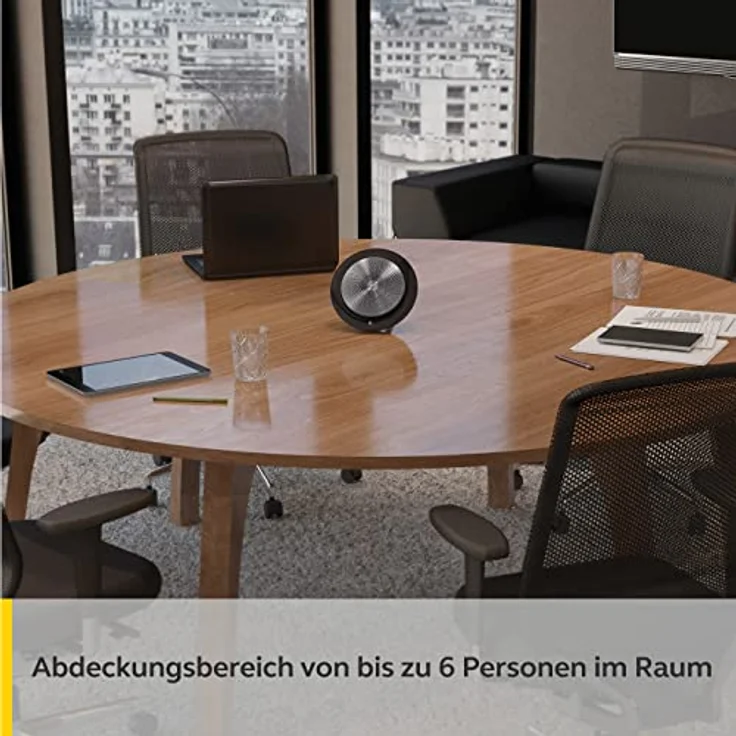 Jabra Speak 710 Mobile Premium-Freisprechlösung Mobile Konferenzlösung (für Skype und andere VoIP-Kommunikation mit herausragendem Sound für Konferenzgespräche und Musikwiedergabe) – Bild 8