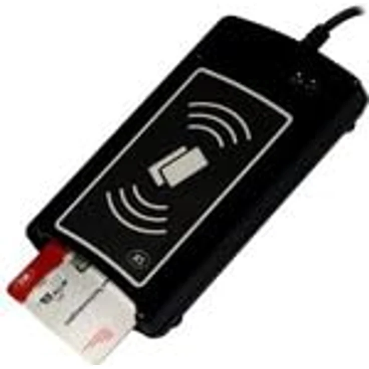 ACS ACR1281-PM USB DUAL INTERFACE, Speicherkartenlesegerät mit Unterstützung für ISO 14443 A & B, kompakt, schwarz – Bild 2