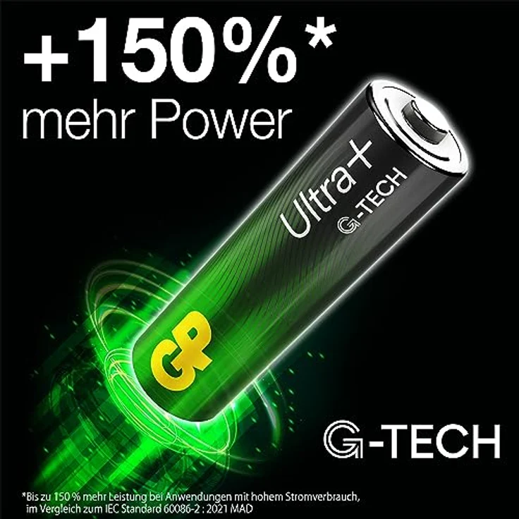 GP Batteries Ultra Micro (AAA)-Batterie Alkali-Mangan 1.5V 4St. – Bild 2