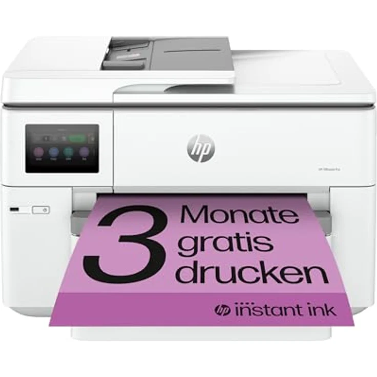 HP OfficeJet Pro 9730e Multifunktionsdrucker, 3 Monate gratis drucken Instant Ink inklusive, Drucker, Scanner, Kopierer, Fax, WLAN, LAN, Duplex, Airprint, Grau-Weiß – Bild 1