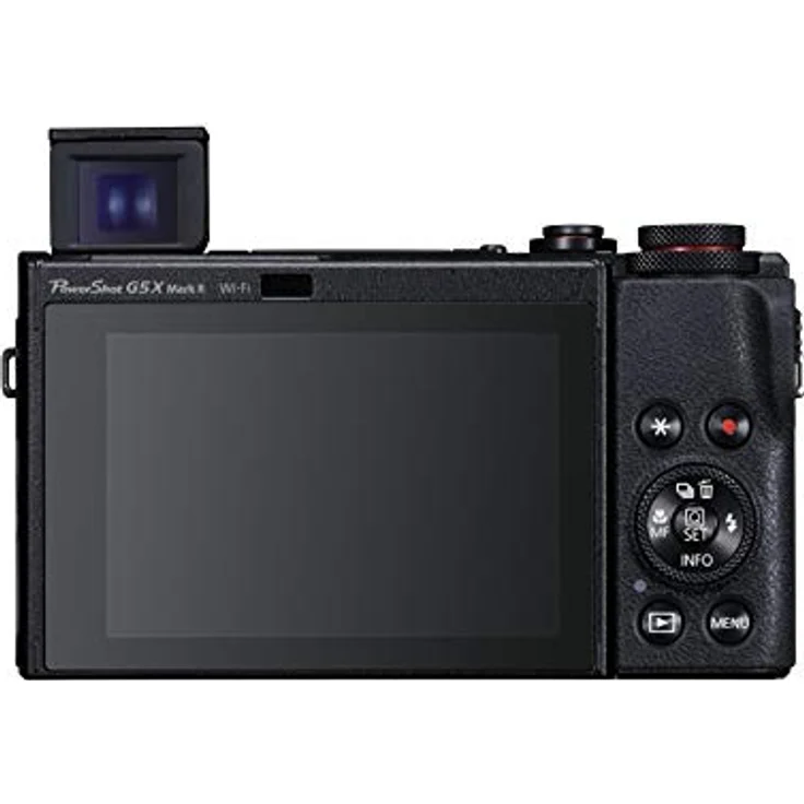 Canon PowerShot G5 X Mark II Digitalkamera (20,1 MP, 5-fach optischer Zoom, 7,5cm (3 Zoll) Display, klappbar, DIGIC 8, EVF, 4K, Full-HD, WLAN, Bluetooth, Blendenautomatik, Zeitautomatik) schwarz – Bild 4