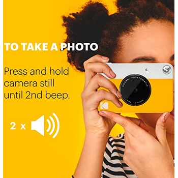 KODAK Smile+ 2-in-1 Sofortbildkamera & Fotodrucker – Mit Filterwechsel & Bluetooth