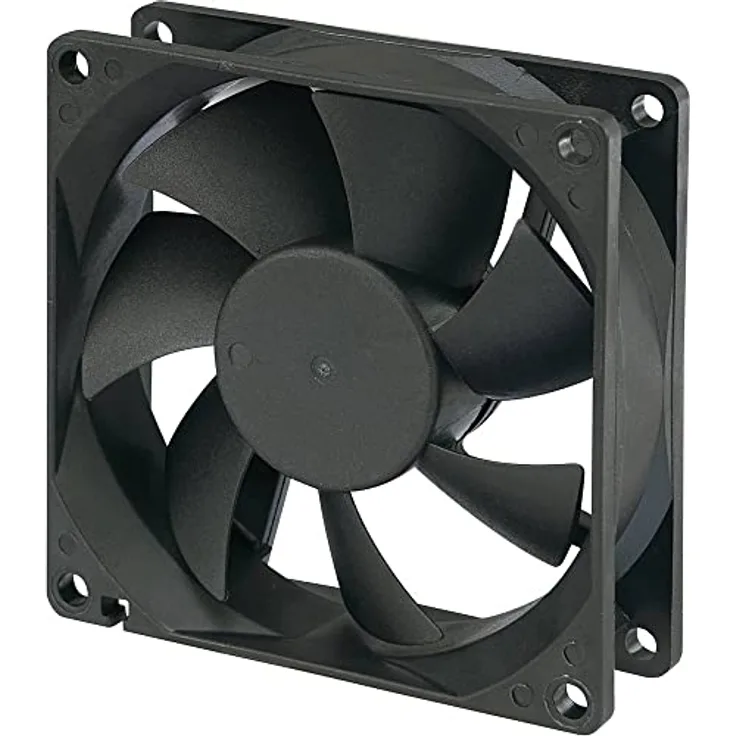 TRU Components RD8025B24H Axialluefter 24V/DC 57m³/h 80x80x25mm, Gehäuselüfter