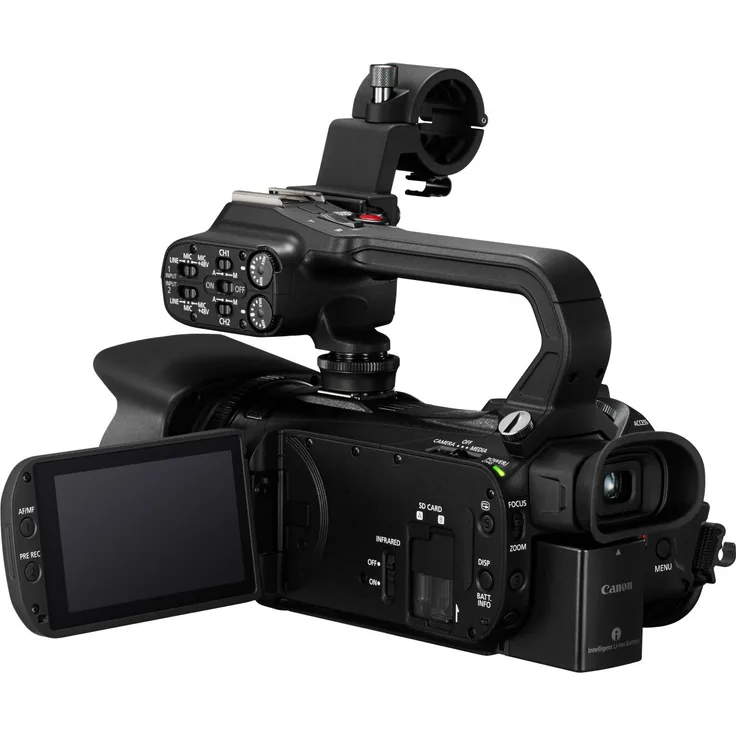 Canon XA65, Tragbarer 4K Camcorder mit 21,14 MP CMOS, 20-fachem optischem Zoom, 5-Achsen-Bildstabilisierung, Schwarz