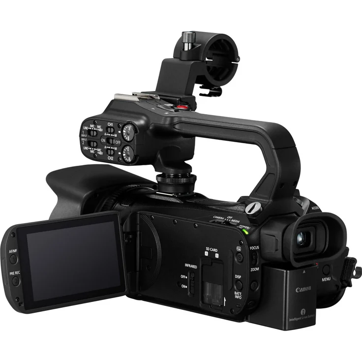Canon XA65, Tragbarer 4K Camcorder mit 21,14 MP CMOS, 20-fachem optischem Zoom, 5-Achsen-Bildstabilisierung, Schwarz