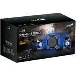 Genius HP SW-G2.1 1200 Gaming System 2.1 Leistung 36 Watt RMS, PC-Lautsprecher mit blauer Hintergrundbeleuchtung