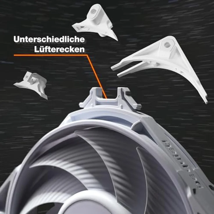 be quiet! Silent Wings Pro 4 140mm PWM White Lüfter, optimierte Lüfterblätter, außergewöhnlich hohe Performance, Speed Switch ermöglicht den Wechsel der maximalen PWM-Drehzahl, 6-Pol-Lüftermotor – Bild 4
