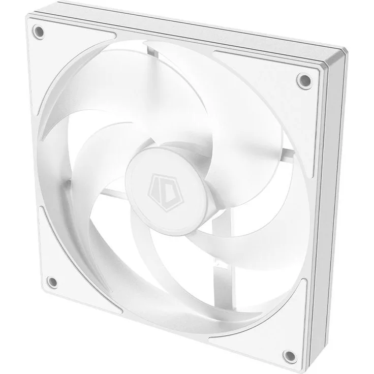 ID-Cooling AS-140-ARGB-W, 140mm Gehäuselüfter im 2er Pack, weiß mit RGB-Beleuchtung, 25 dBA
