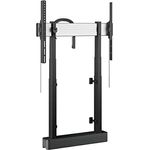 Vogels Rise 2008 Boden-Wand-Lösung mit motorisiertem Display-Lift - schwarz