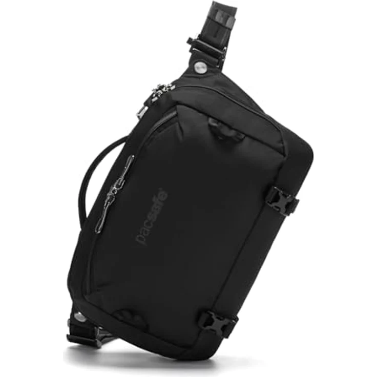Pacsafe EXP 12 Sling, Notebook Tasche für 33,0 cm (13"), Schwarz, mit Roobar Deluxe Schließsystem und schnittfesten Materialien – Bild 2