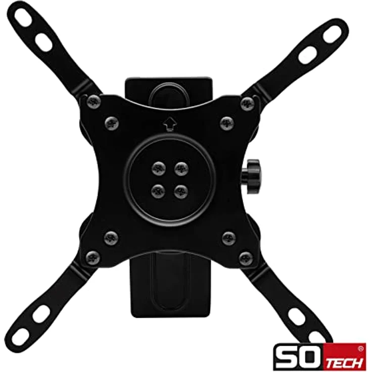 SOTECH TV Wandhalterung WH-01-43, drehbar und neigbar für 13-43 Zoll Bildschirmdiagonale, schwarz, Tragkraft bis zu 15 kg, VESA kompatibel – Bild 3
