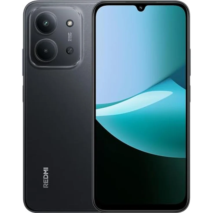 Xiaomi Redmi 15C, Smartphone mit 4GB RAM, 256GB Speicher, 6,9" 120Hz Display, MediaTek Helio G81-Ultra, 50MP Kamera, 6000mAh Akku, Schwarz Midnight – Bild 2