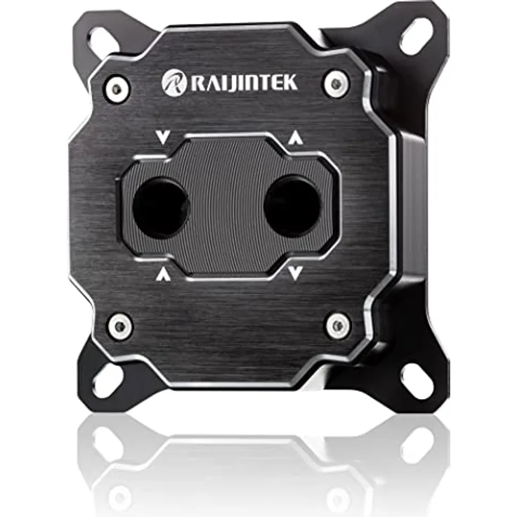 Raijintek Forkis Elite CPU Wasserkühlung Block, Kupfer Block für Custom Wasserkühlung Set, mit breiter Kompatibilität und effektiver Wärmeableitung