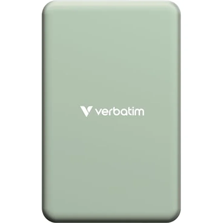 Verbatim Charge 'n' Go Essentials Power Bank, 5000mAh mit magnetischem kabellosem Laden, grün – Bild 4