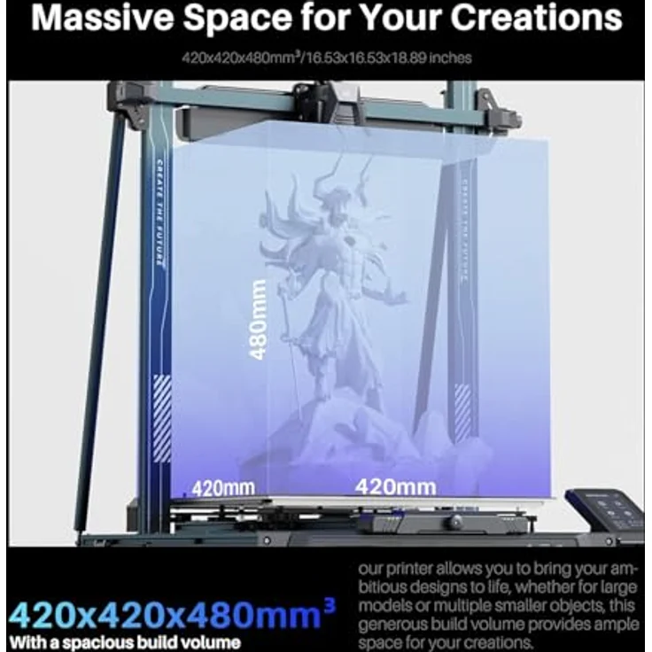Elegoo Neptune 4 Max, 3D Drucker mit großem Bauvolumen und präziser Drucktechnologie – Bild 4