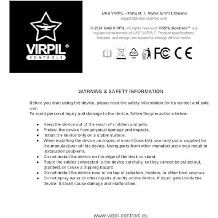 VIRPIL Controls Desk Mount Adapter für VPC Throttles und VPC Control Panels, robuste Metallkonstruktion, einfache Installation, 2 Jahre Garantie – Bild 2