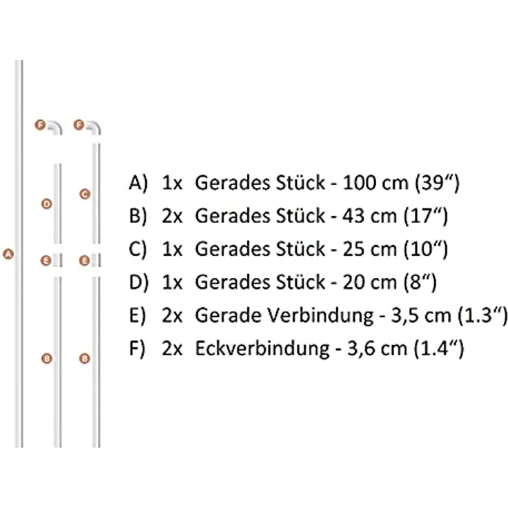MEURAL MCAR1 Kabelkanal zur Stromkabel-Abdeckung für alle Canvas II MC321/MC327 Smart Art Digitale HD-Leinwände (bis zu 230cm Länge inkl. Eckverbindungen, 9-teilig, selbstklebend) – Bild 3