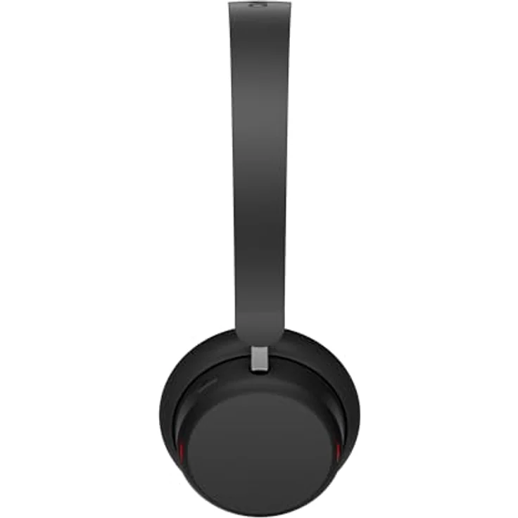 Lenovo 6550, On-Ear Bluetooth Headset mit ANC, kabellos, Schwarz, integrierte Mikrofone mit Geräuschunterdrückung, 60 Stunden Akkulaufzeit – Bild 7