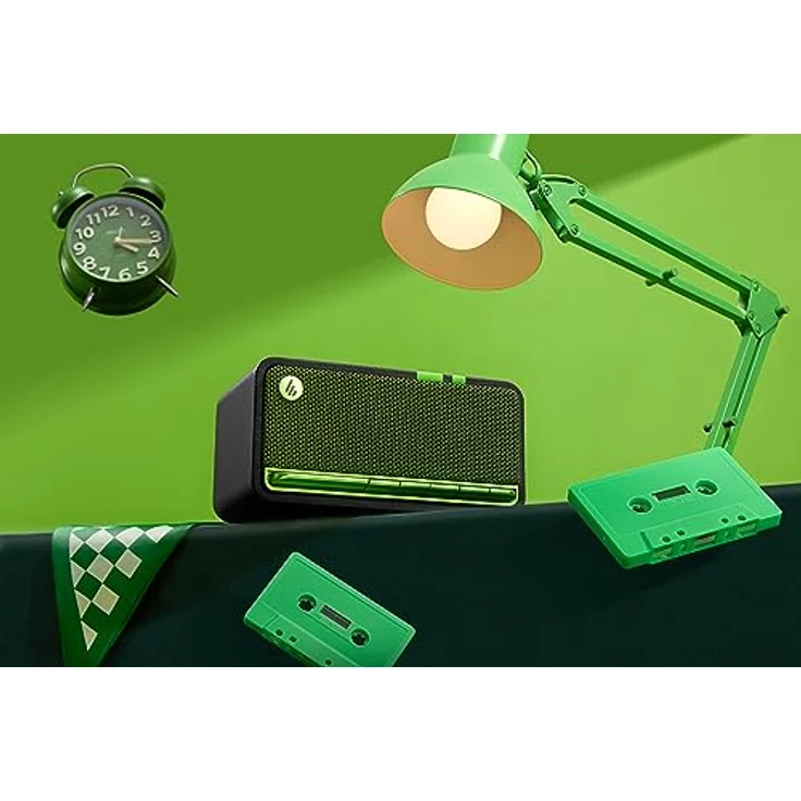 Edifier MP230 - Tragbarer Bluetooth-Lautsprecher im Retro-Design, kabellos. Wiedergabe über Bluetooth, AUX und Micro SD Karte | schwarz – Bild 2