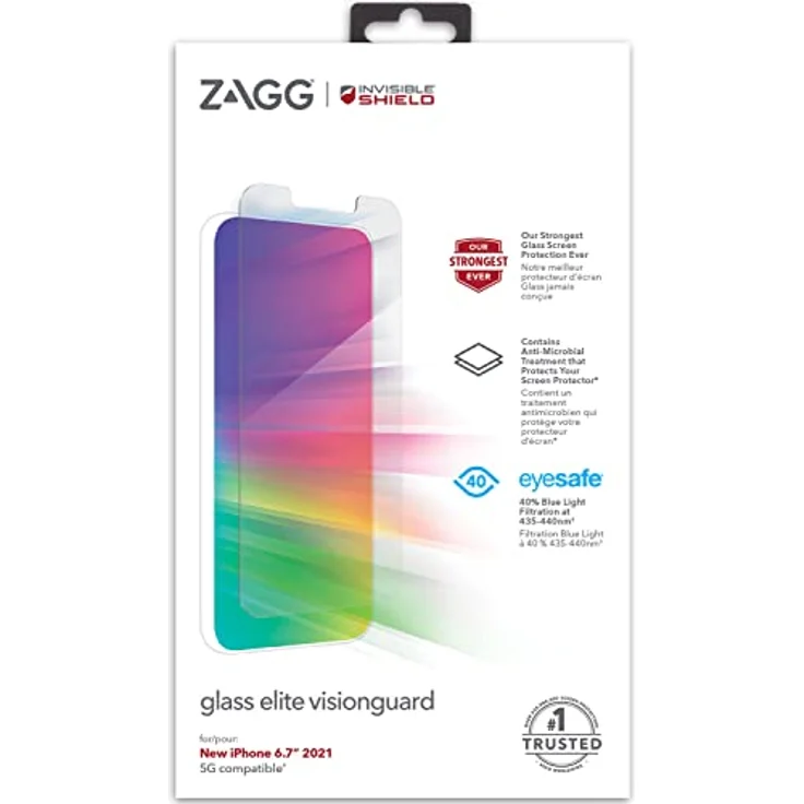 Zagg InvisibleShield Glass Elite VisionGuard – Bild 2