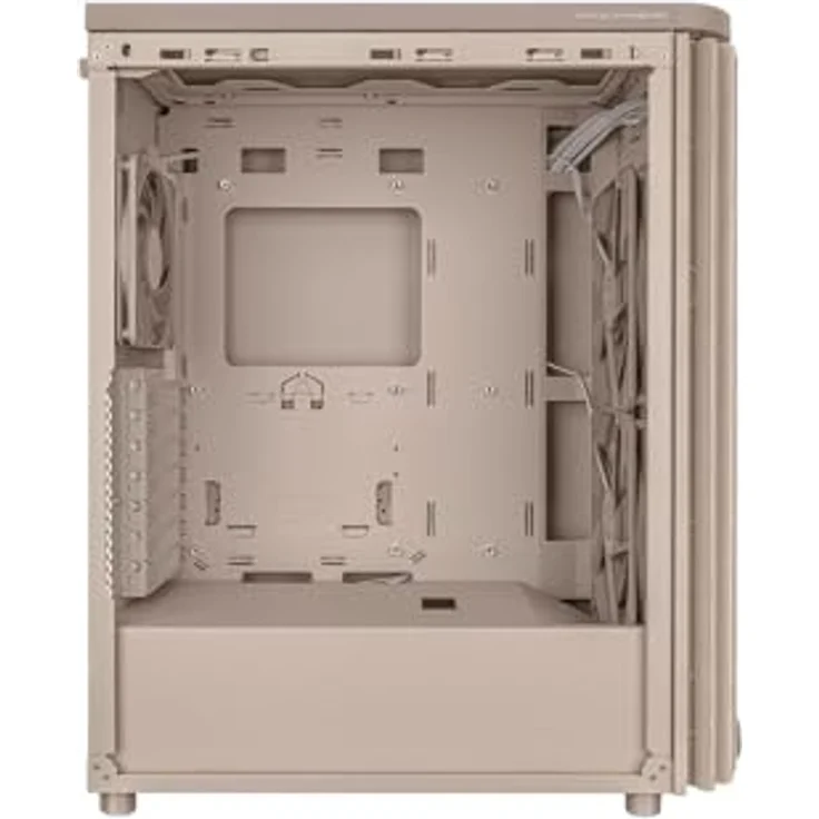 ASUS Proart PA401 Wood Mesh PWM Beige, ATX PC-Gehäuse aus Holz mit optimaler Kühlung, 16 cm CPU-Höhe, 2x 160 mm Lüfter – Bild 3