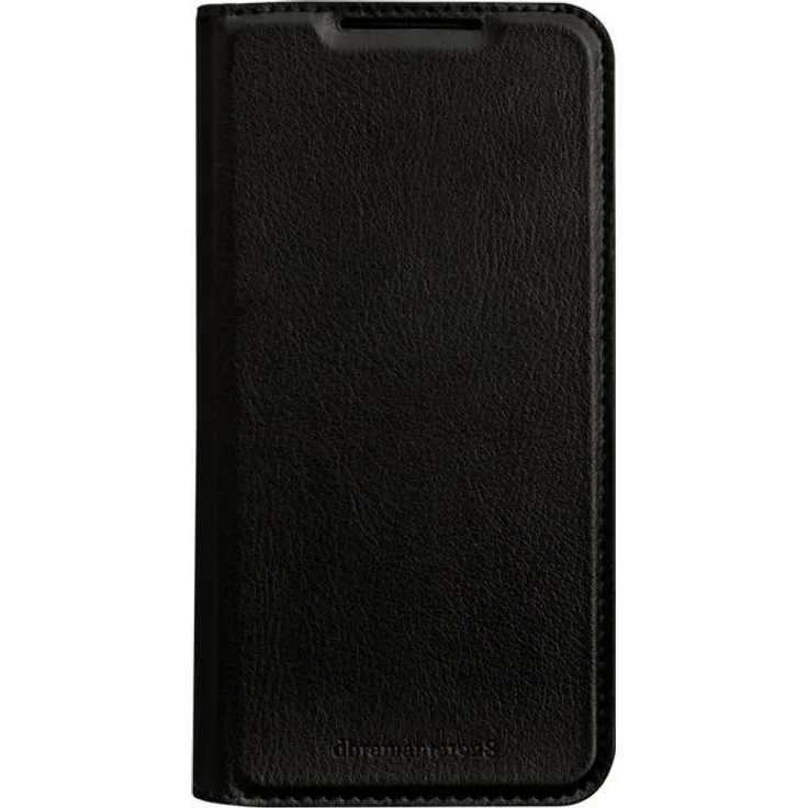 dbramante1928 Oslo Flip Cover für Samsung Galaxy A14, Klapphülle aus recyceltem Kunststoff, schwarz mit Geldbörse