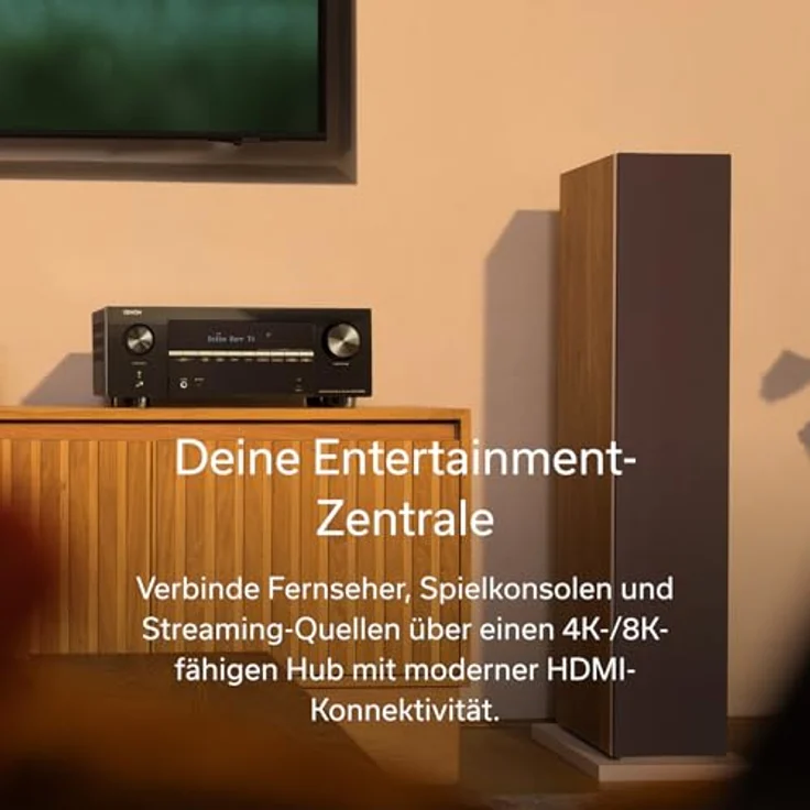 Denon AVR-X2900H DAB, 4K/8K 7.2-Kanal-AV-Receiver mit 95 Watt, Dolby Atmos und HEOS™-Technologie – Bild 7