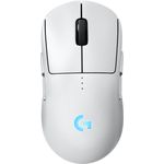 Logitech Pro 2 Lightspeed, Kabellose und Kabelgebundene Gaming-Maus mit HERO 2 Sensor, Weiss