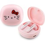 Hello Kitty O TWS-Kopfhörer mit Glossy Finish, ergonomisches Design, Bluetooth, rosa
