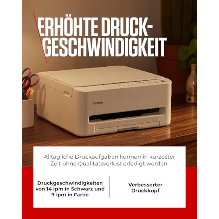 Canon PIXMA TS4151I, WLAN-Multifunktionsdrucker mit Duplexdruck, Papierkassette und Pixma Print Plan kompatibel – Bild 4